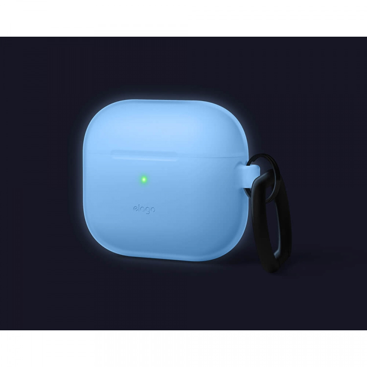 Elago AirPods 3 Silikonfodral Nightglow Blue Elago AirPods 3 Silikonfodral Nightglow Blue
