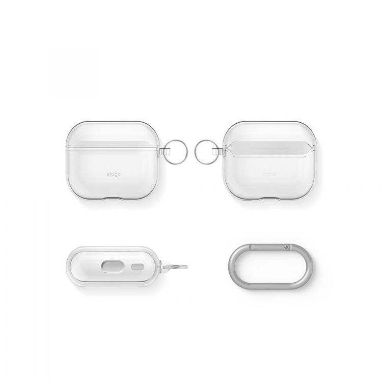 Elago AirPods 3 Skyddande TPU-fodral Klar Elago AirPods 3 Skyddande TPU-fodral Klar