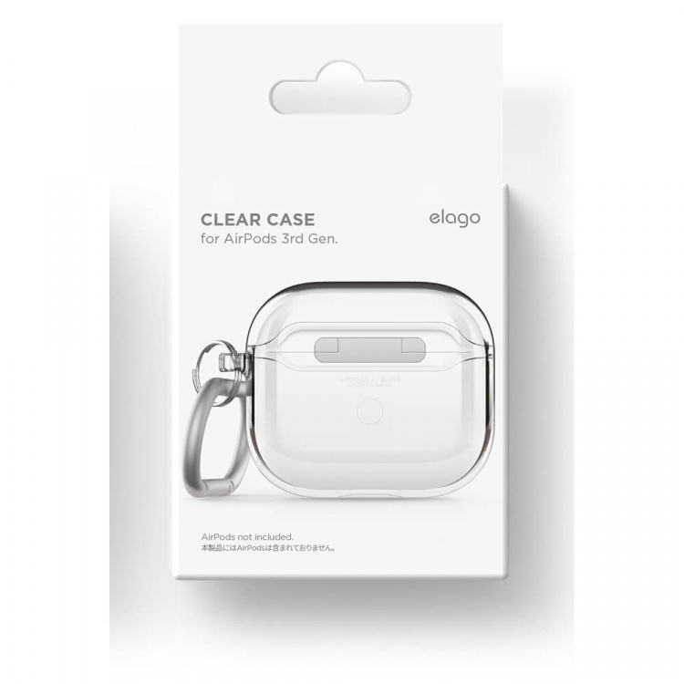 Elago AirPods 3 Skyddande TPU-fodral Klar Elago AirPods 3 Skyddande TPU-fodral Klar
