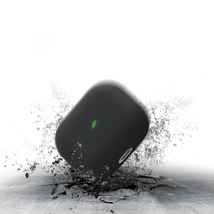 Elago AirPods 3 Liquid Hybrid-fodral Svart Elago AirPods 3 Liquid Hybrid-fodral Svart