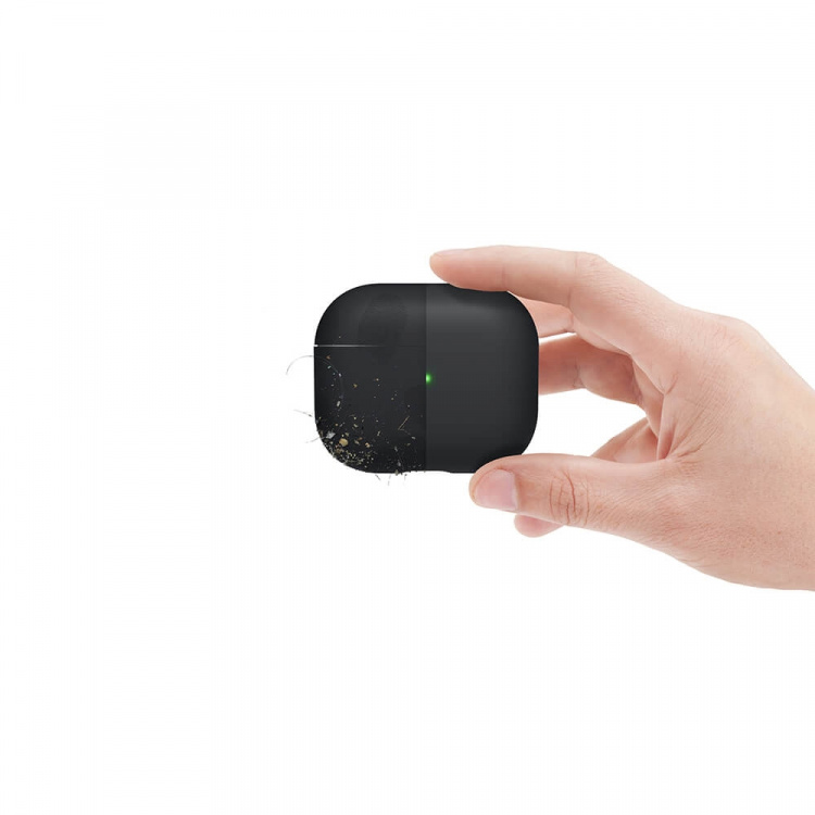 Elago AirPods 3 Liquid Hybrid-fodral Svart Elago AirPods 3 Liquid Hybrid-fodral Svart