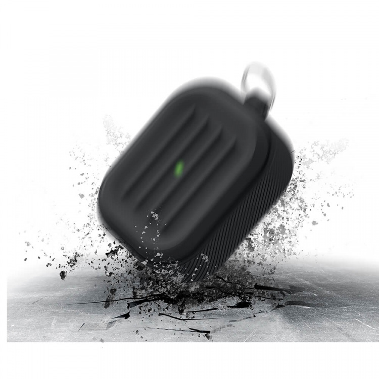 Elago AirPods 3 Armor Fodral Svart Elago AirPods 3 Armor Fodral Svart