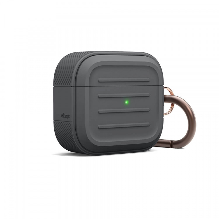 Elago AirPods 3 Armor Fodral Mörkgrå Elago AirPods 3 Armor Fodral Mörkgrå