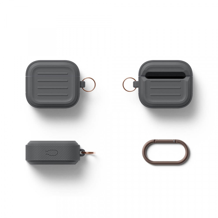 Elago AirPods 3 Armor Fodral Mörkgrå Elago AirPods 3 Armor Fodral Mörkgrå