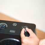 BLACK+DECKER Keramisk Värmefläkt 1500W Svart