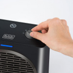 BLACK+DECKER Keramisk Värmefläkt 1500W Svart