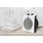 BLACK+DECKER Värmefläkt 2000W IP21 Vit BLACK+DECKER Värmefläkt 2000W IP21 Vit