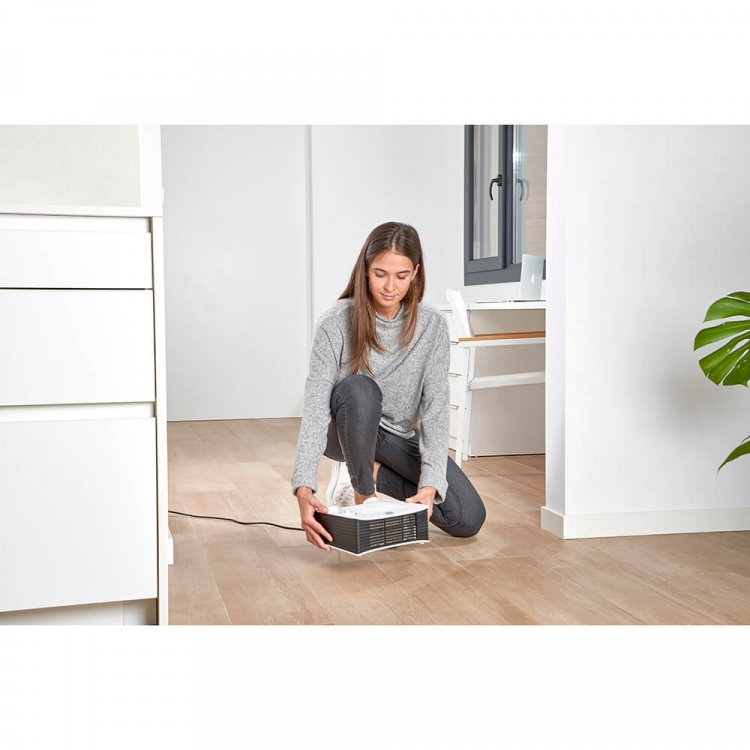 BLACK+DECKER Värmefläkt 2000W Vit Platt BLACK+DECKER Värmefläkt 2000W Vit Platt