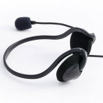 Hama PC Office Headset NHS-P100 Stereo Nackband Svart Hama PC Office Headset NHS-P100 Stereo Nackband Svart