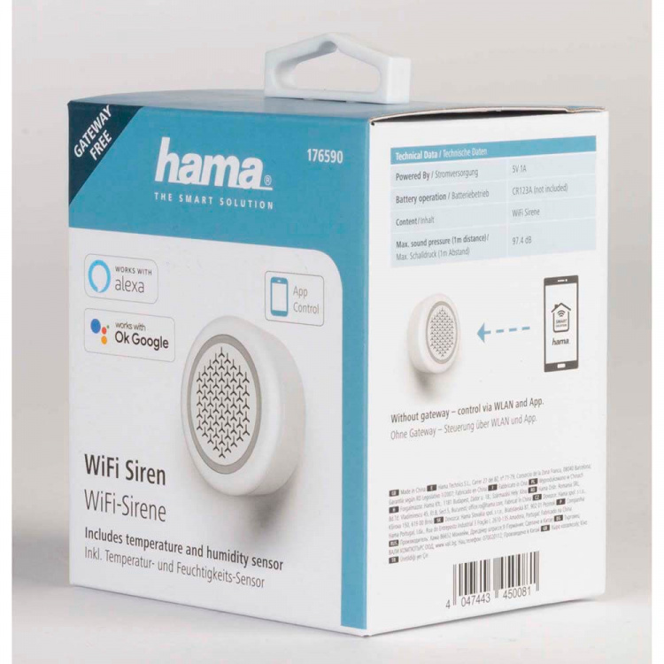 Hama WiFi Smart Alarmsiren