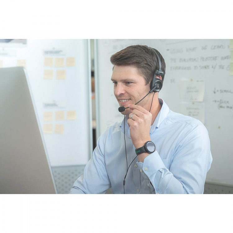 KOSS Hörlur PortaPro Communication Headset On-Ear Mic Svart