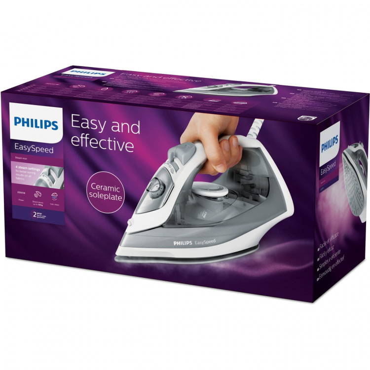 Philips Ångstrykjärn GC1751/80 2000Watt Keramisk sula Philips Ångstrykjärn GC1751/80 2000Watt Keramisk sula