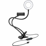 LogiLink Ring light för smartphone Ø8,5 cm med klämma LogiLink Ring light för smartphone Ø8,5 cm med klämma