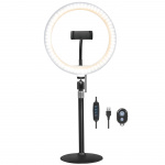 LogiLink Ring light för smartphone Ø25cm m bordsstativ LogiLink Ring light för smartphone Ø25cm m bordsstativ