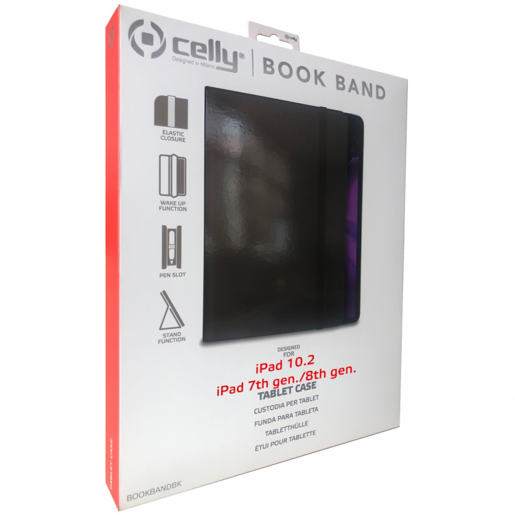 Celly BookBand Booklet iPad 10,2 Celly BookBand Booklet iPad 10,2
