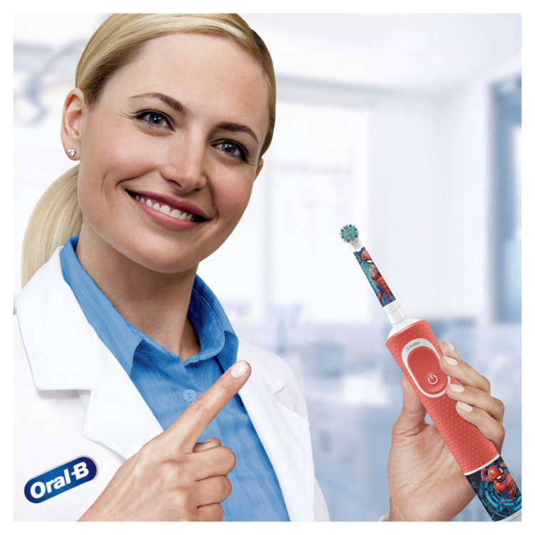 Oral B Borsthuvud Spiderman 4st Oral B Borsthuvud Spiderman 4st