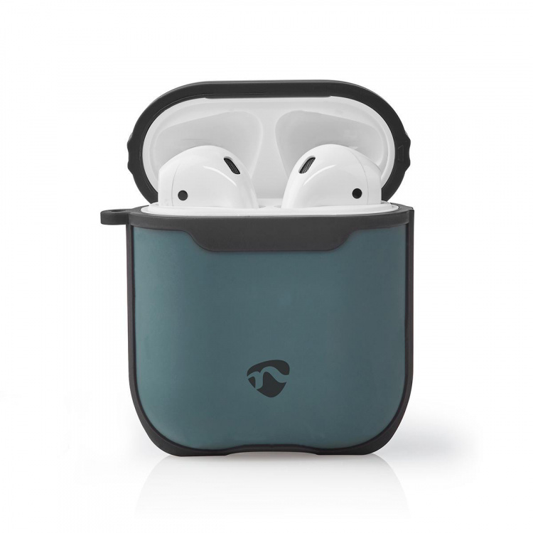 AirPods Case | Kompatibel med: AirPods 1st Gen / AirPods 2nd Gen | Grön / Svart
