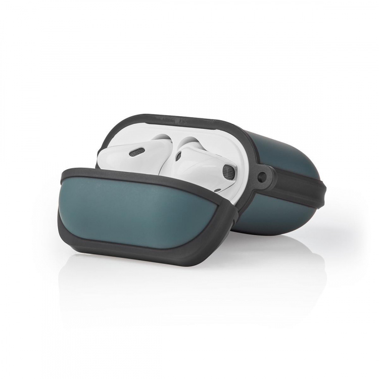 AirPods Case | Kompatibel med: AirPods 1st Gen / AirPods 2nd Gen | Grön / Svart