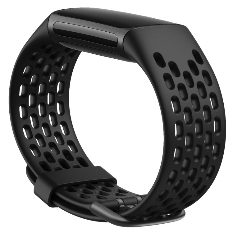 Fitbit Charge 5/6 Sport Band Black (L)
