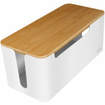 LogiLink Cable box - Kabelgömma m bambulock 32x14x13cm LogiLink Cable box - Kabelgömma m bambulock 32x14x13cm