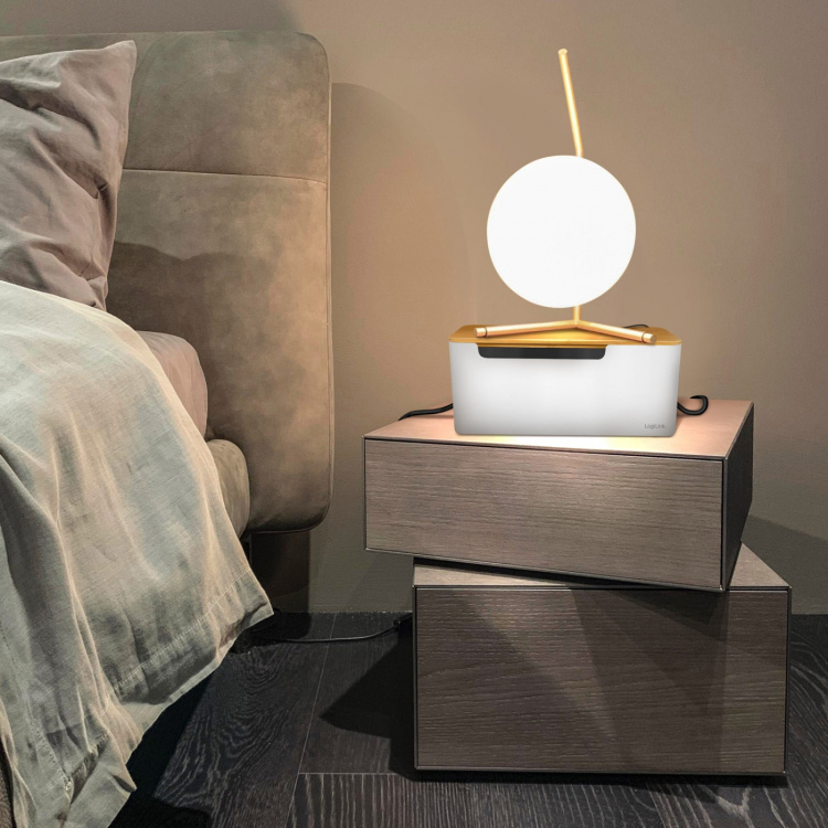 LogiLink Cable box - Kabelgömma m bambulock 32x14x13cm LogiLink Cable box - Kabelgömma m bambulock 32x14x13cm