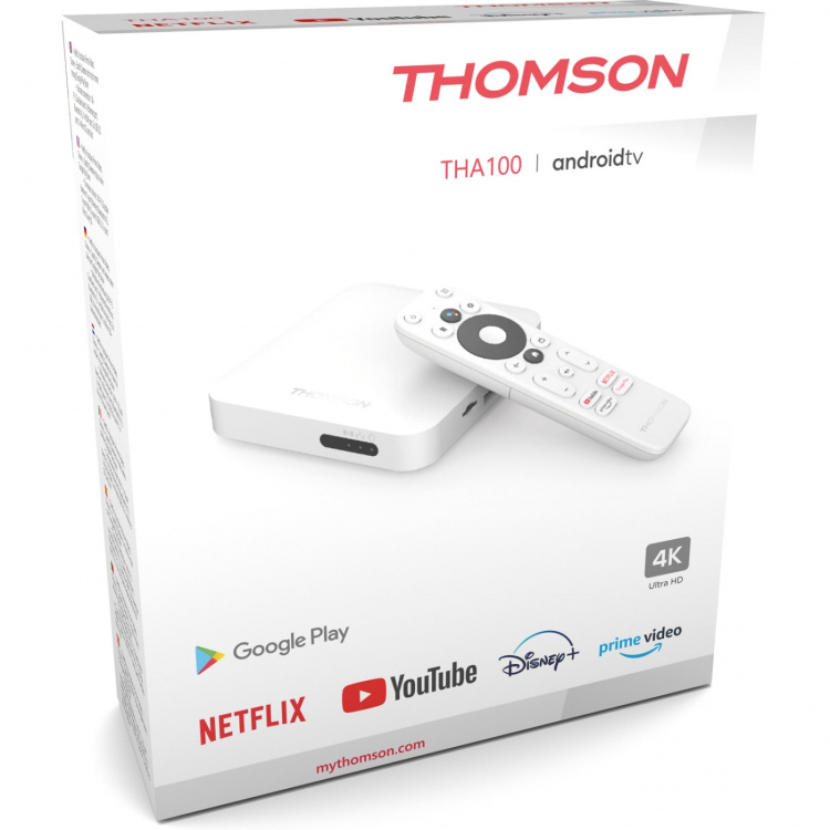 Thomson Android 4K TV-box Chromecast Vit