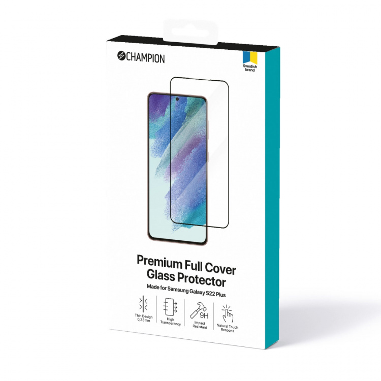 Champion Skärmskydd Galaxy S22+ Svart Champion Skärmskydd Galaxy S22+ Svart