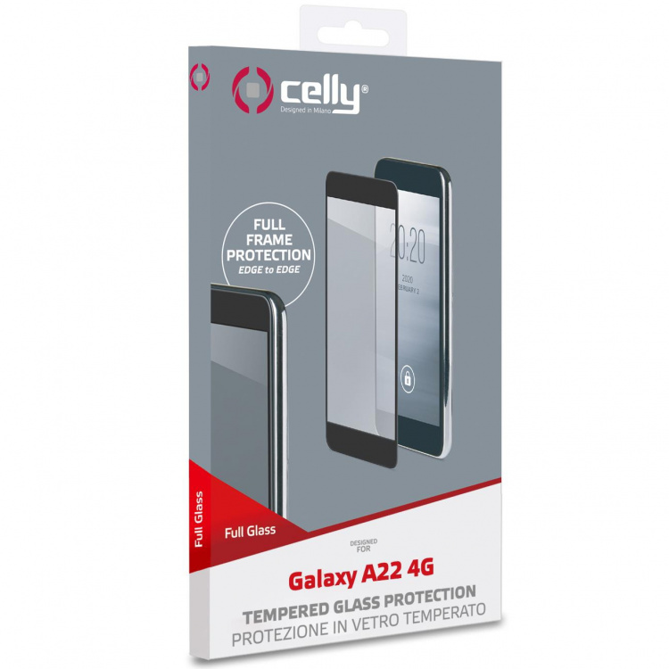 Celly Skärmskydd Härdat glas Galaxy A22 4G / M22