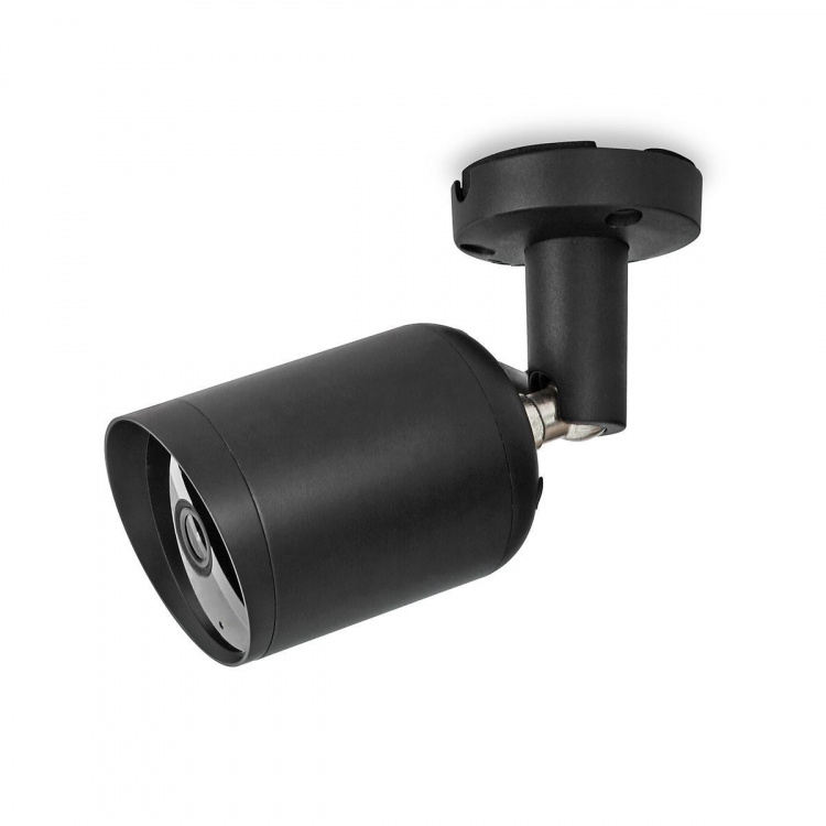 Nedis SmartLife Utomhus Kamera | Full HD 1080p | IP65 | microSD (ingår inte) / Molnlagring (tillval) | 12 V DC | Med rörelsesensor | Nattsikt | Svart