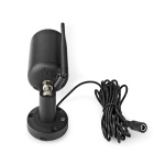 Nedis SmartLife Utomhus Kamera | Full HD 1080p | IP65 | microSD (ingår inte) / Molnlagring (tillval) | 12 V DC | Med rörelsesensor | Nattsikt | Svart