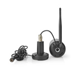 Nedis SmartLife Utomhus Kamera | Full HD 1080p | IP65 | microSD (ingår inte) / Molnlagring (tillval) | 12 V DC | Med rörelsesensor | Nattsikt | Svart