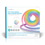 Nedis SmartLife LED-Remsa | Flerfärgad | SMD | 5.00 m | IP65 | 2700 K | 480 lm | Android™ / IOS Nedis SmartLife LED-Remsa | Flerfärgad | SMD | 5.00 m | IP65 | 2700 K | 480 lm | Android™ / IOS