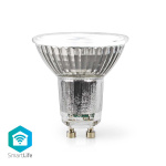 Nedis SmartLife LED Spot | Wi-Fi | GU10 | 345 lm | 5 W | RGB / Varm till cool vit | 2700 - 6500 K | Energiklass: G | Android™ / IOS | PAR16 | 1 st Nedis SmartLife LED Spot | Wi-Fi | GU10 | 345 lm | 5 W | RGB / Varm till cool vit | 2700 - 6500 K | Energiklass: G | Android™ / IOS | PAR16 | 1 st