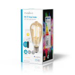 Nedis SmartLife LED vintage lampa | E27 | 806 lm | 7 W | Varm Vit | 1800 - 3000 K | Glas | Android™ / IOS | ST64 | 1 st