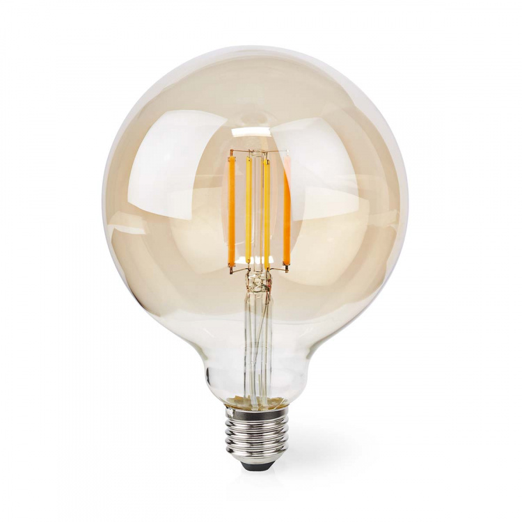Nedis SmartLife LED vintage lampa | Wi-Fi | E27 | 806 lm | 7 W | Varm Vit | 1800 - 3000 K | Glas | Android™ / IOS | Globe | 1 st