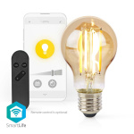 Nedis SmartLife LED vintage lampa | E27 | 806 lm | 7 W | Varm Vit | 1800 - 3000 K | Glas | Android™ / IOS | Glödlampa | 1 st