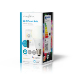 Nedis SmartLife LED-Lampor | Wi-Fi | E27 | 806 lm | 9 W | Varm till cool vit | 2700 - 6500 K | Android™ / IOS | Glödlampa | 1 st
