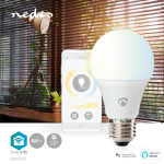 Nedis SmartLife LED-Lampor | Wi-Fi | E27 | 806 lm | 9 W | Varm till cool vit | 2700 - 6500 K | Android™ / IOS | Glödlampa | 1 st