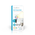 Nedis SmartLife Full Färg Glödlampa | E27 | 806 lm | 9 W | RGB / Varm till cool vit | 2700 - 6500 K | Android™ / IOS | Glödlampa | 1 st