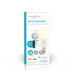 Nedis SmartLife Full Färg Glödlampa | E14 | 470 lm | 4.90 W | RGB / Varm till cool vit | 2700 - 6500 K | Android™ / IOS | Ljus | 1 st