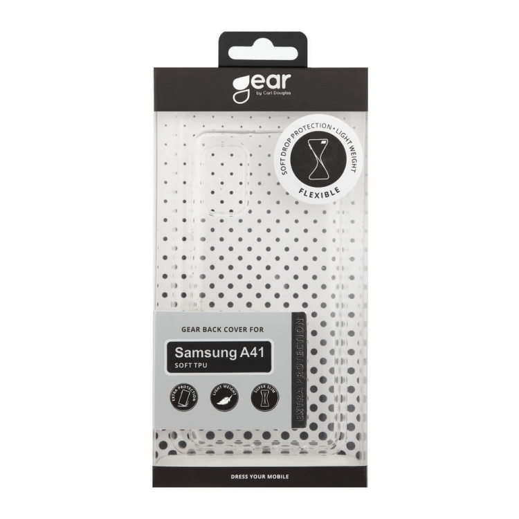 Gear Mobilskal TPU Transparent - Samsung A41 Gear Mobilskal TPU Transparent - Samsung A41