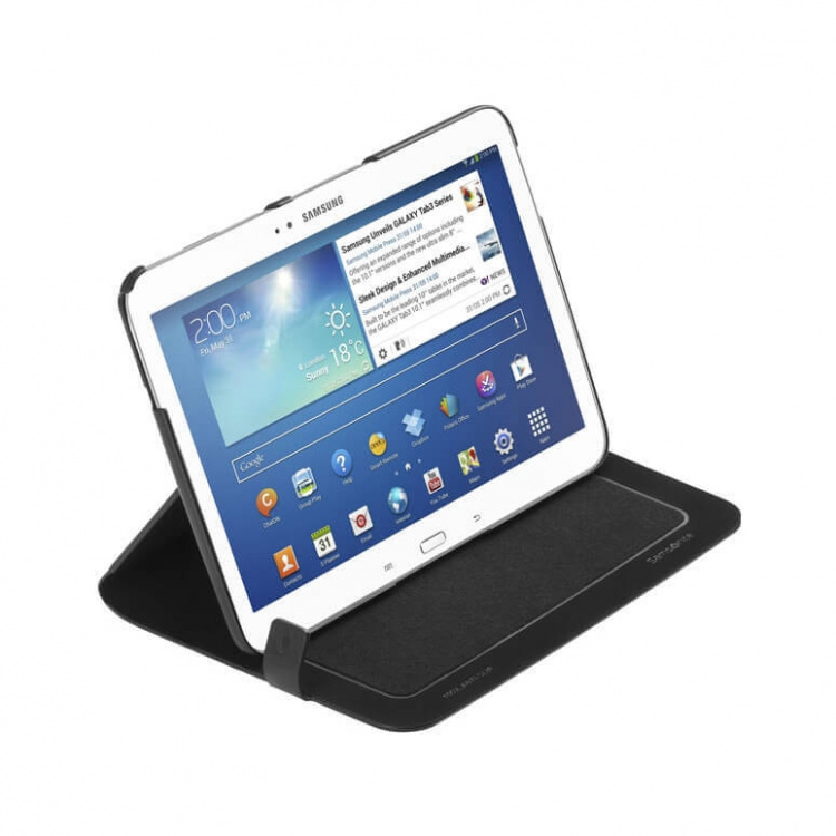 Samsonite Tabletfodr. SAM Tab3 10.1tum Svart Eco-Läder