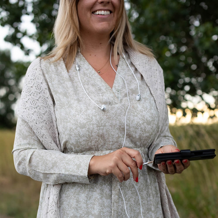 Radicover Radiation protected Headphone Wired In-Ear MIC Volume control