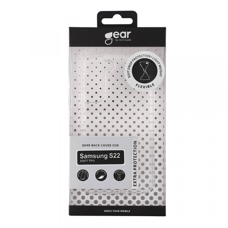 Gear Mobilskal TPU Transparent - Samsung S22 Gear Mobilskal TPU Transparent - Samsung S22