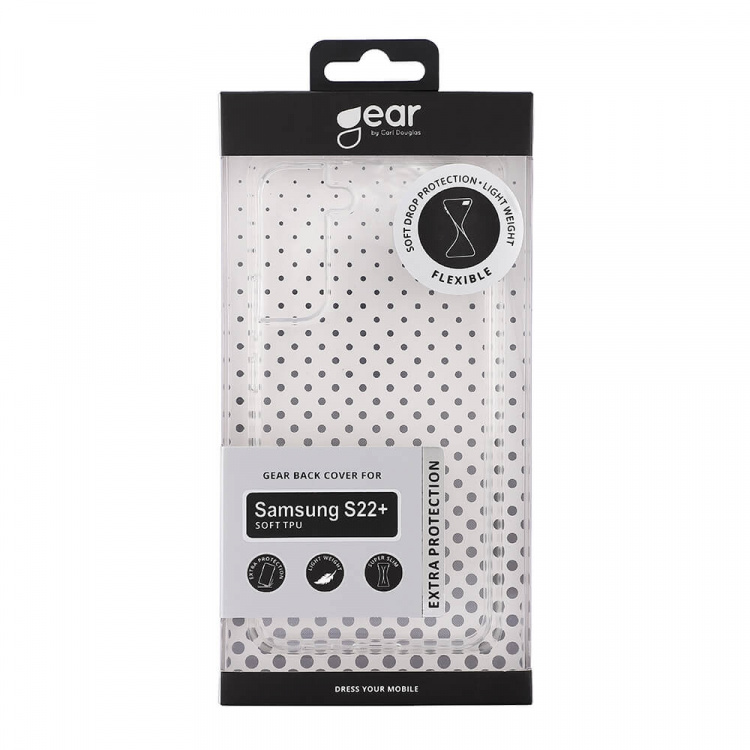 Gear Mobilskal TPU Transparent - Samsung S22+ Gear Mobilskal TPU Transparent - Samsung S22+