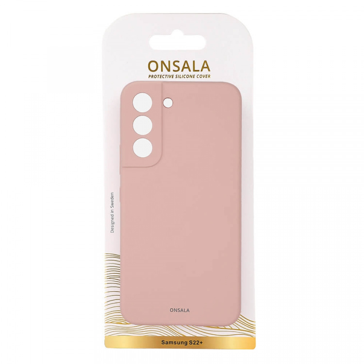 Onsala Mobilskal Silikon Sand Pink - Samsung S22+ Onsala Mobilskal Silikon Sand Pink - Samsung S22+