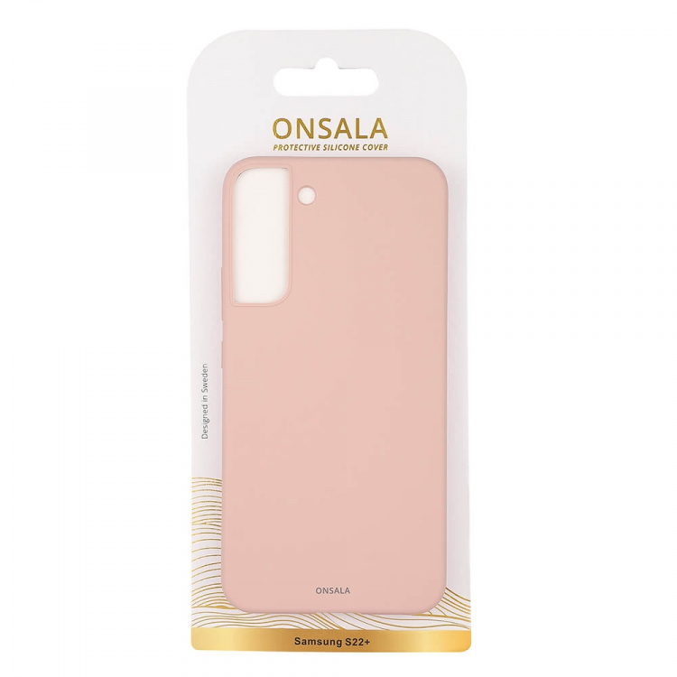 Onsala Mobilskal Silikon Sand Pink - Samsung S22+ Onsala Mobilskal Silikon Sand Pink - Samsung S22+