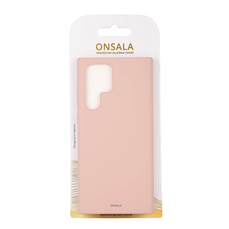 Onsala Mobilskal Silikon Sand Pink - Samsung S22 Ultra