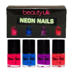 BeautyUK Beauty UK Neon Nail Polish Set 2 4x9ml BeautyUK Beauty UK Neon Nail Polish Set 2 4x9ml