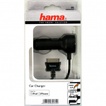 Hama Laddare iPhone3/4 12V Svart 30 Pin MFI